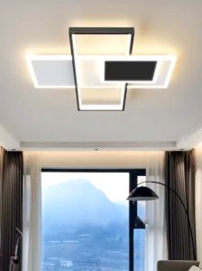 Modern luxury ceiling light LED Tricolor Ceiling lamp Living room with Remoter ceiling lights LED48W