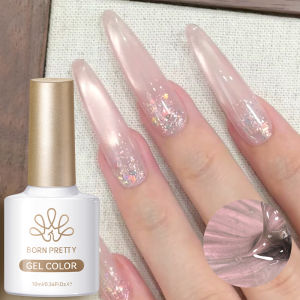 BORN PRETTY 10 ml Water Light Cat Magnetic Gel Ultra Shine Semi Permanent Soak Off UV Gel Manicure Nail Art Varnish