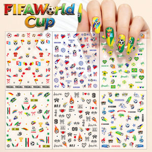 QIFUXING | Waterproof Soccer Competition Rainbow Trophy Stickers