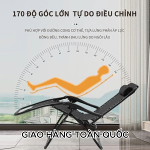 179 Ghế xếp thư giãn gấp gọn nghỉ/ngủ trưa văn phòng thép dày nhất thị trường hàng đỉnh xuất Mỹ Âu