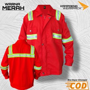 Baju Kerja Proyek / Wearpack Safty First / APD K3 | Wearpqck Atasan Semi Jaket