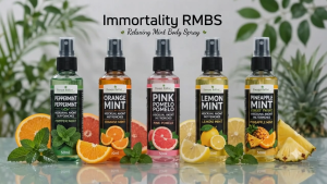 Immortality Relaxing Mint Body Spray 50ml/100ml | Cooling Mist & Instant Body Refresher