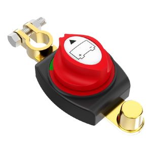 สวิตช์ตัดการเชื่อมต่อแบตเตอรี่เสาด้านบน 12-48V ใช้เป็นตัวแยกการตัดการเชื่อมต่อ (เสาลบ เปิด/ปิด) สําหรับรถยนต์ RVs เรือ