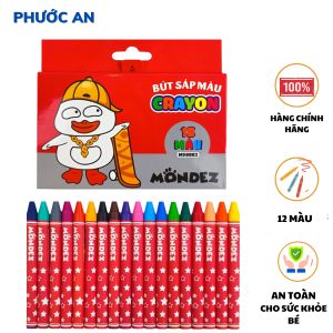 Bút sáp màu cho bé - hộp 12 màu hàng công ty an toàn cho sức khỏe bé