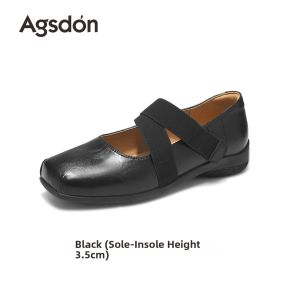 Agsdon | Summer Vintage Slip-On Mary Jane Flats Soft Bottom
