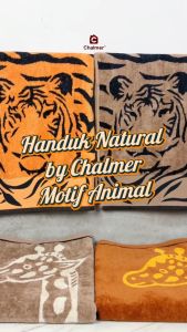 Handuk Mandi Natural 70 x 135 Motif Animal Handuk Mandi Dewasa Premium