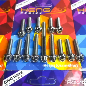 HENG CRANKCASE CNC GEAR BOLTS HONDA CLICK / ADV / PCX / GIORNO / BEAT FI