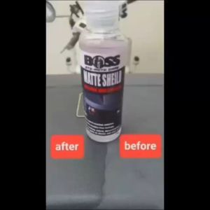 BOSS MATTE SHIELD ARMOR MATTE COAT 100ml MATTE & GLOSSY PLASTIC TRIM AND FAIRINGS MOTORCYCLE CAR CERAMIC NANO COATING