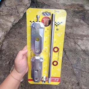 Combo Bass tăng sên nhôm CNC EXCITER 150 (mẫu nẹp) kèm cốt tán và lông đền ( Tán S3 Tán Thái cũ) (MS04)