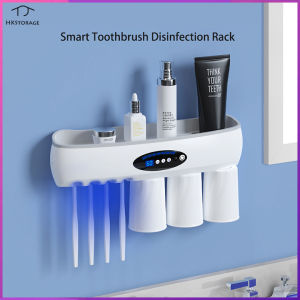 HKStorage Máy Khử Trùng Bàn Chải Đánh Răng Máy Khử Trùng Bàn Chải Đánh Răng Và Giá Đỡ Với Chức Năng Khử Trùng Máy Khử Trùng Bàn Chải Đánh Răng Gắn Tường Cho Phòng Tắm