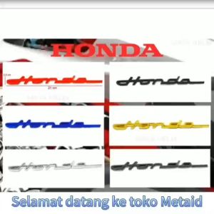 Emblem Tulisan Honda 1 Pcs Emblem Honda Latin Klasik Sambung