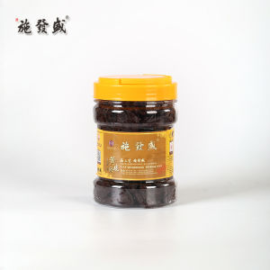 Shifasheng Specialty Three Treasures Nine Made Yellow Skin Fermented Beans Sour Sweet Snack Dried Fruit Preserves Bottled