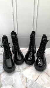 GW Sepatu Boots Platform Stylish Korea BO9058