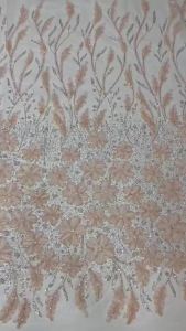 Royal Blue Lace Fabric French Sequins African Beaded Lace Fabric Fashion Nigerian Lace Fabric 2026 High Quality Dress AT3023-A1
