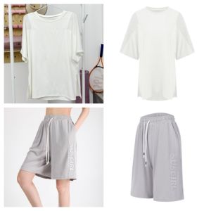 Maxrun Quick-Drying Sports Suit Womens Summer Running Short Sleeve Shorts a Set of Loose plus Size Womens Clothing 120.00kg