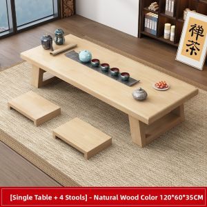 Zen Real Wood Low Tea Table