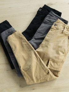 Autumn Work Clothes Abrasion Resistant Stain-Resistant Electrician Machine Repair Bottoms Mens Pants Construction Site Labor-Protection Long Cotton Pants