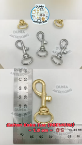 Aksesoris Tas Ring Kaitan Kaka Tua PREMIUM - 2 cm (A) - Aksesoris Tas (IMPORT)