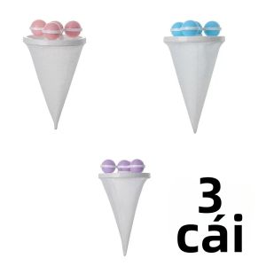 Bộ Lọc Máy Giặt Tái Sử Dụng - 3/6/9 Chiếc Lưới Lọc Tóc Di Động Làm Sạch Lông Thú Cưng Chất Liệu PP + Polyester Màu Tím Xanh Dương Hồng