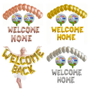Welcome Home Welcome Home Alphabet Ornament Balloon Set Kindergarten Company Party Background Layout