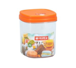 ( BISA COD ) PROMO Lion Star Toples Press One Touch Pot / Toples Plastik Polos / Tempat Cemilan / Food Storage / Wadah Makanan / Toples Lebaran / Toples Snack Tekan / Toples BPA FREE / Toples Lion Star PT-40/42/45