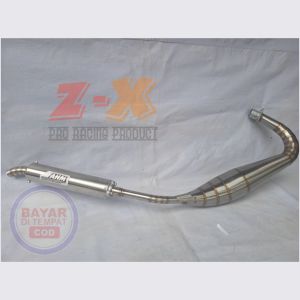 Knalpot satria 2 tak lumba hiu kolong repsol