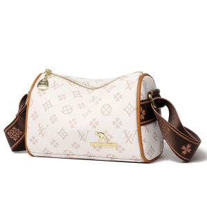 GStar Classic Luxury Bag PU All-Match Fashion Letter Soft Leather Sling Beg Female Wide Shoulder Strap Casual Travel Crossbody Pillow Bag Ladies Handbag Tas Wanita Terbaru 2023