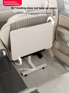 KVS | High-end Foldable Car Back Seat Table for Eating Studying Working