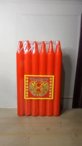 Lilin Sembahyang Lilin Puja Warna Merah Ukuran 120
