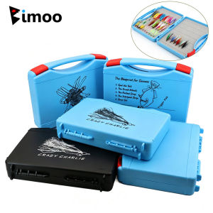 1PC Big Fly Box For Crazy Charlie Crabs Fly Nymph Streamers Fly Fishing Lures Bait Storage Box Case Container Fishing Tackle