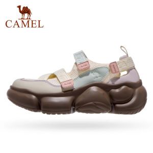 Cameljeans Giày thể thao Dép xăng đan mùa hè Giày đi biển nâng cao đế mềm thoáng khí cho nữ