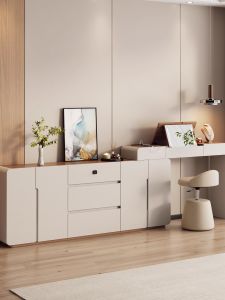 YANGYING | Cream Style Makeup Dressing Table with Storage Drawer
