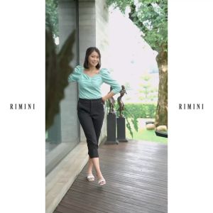 RIMINI - Bawahan Dewasa Highwaist Formal Katun Premium 26-33 - Pierla Pants 85515
