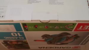 Gardena สายยางโรลตั้งพื้น ขนาด 10 เมตร พร้อมชุดหัวฉีดน้ำพร้อมข้อต่อน้ำ (08010-20) รับประกัน 1ปี