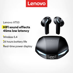 Choice Lenovo XT53 TWS Bluetooth V5.4 Earphones Dual Mode Music Game Headphones Dolby Surround Sound With Heavy Bass Earbuds