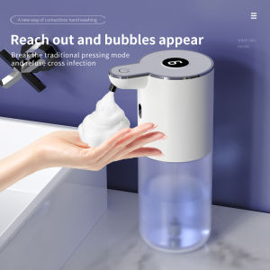 400ML Touchless Tabletop Or Wall-Mounted IPX5 Waterproof 6-Levels Adjustable Foam/Liquid Automatic Smart Sensor Soap Dispenser