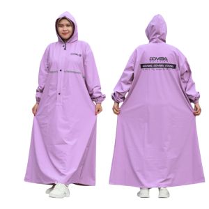 Jas Hujan Gamis Murah Wanita syari Besar Dan Tebal anti rembes