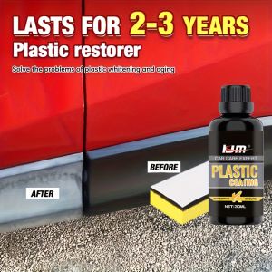 Automotive plastic repair kit macromolecular crystal retrefier long-lasting gloss anti-aging maintenance coating