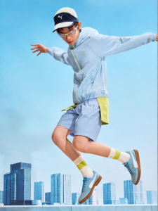 PUMA | Thin Cool Summer Comfort Childrens Jacket UPF50 Protection