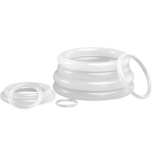 White O Type Silica Gel Ring O-Ring High Temperature Resistant Faucet Waterproof Seal Ring Washer Ring Water Pipe Rubber Gasket Complete Collection