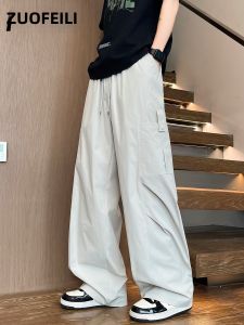 ZUOFEILI | Summer American Style Loose Workwear Pants