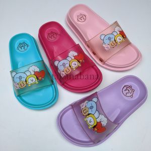 sandal anak perempuan ukuran 20 - 29 bahan karet payloan