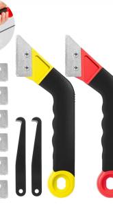 11PCS Grout Removal Tool Set with replaceable blade Grout Saw Grout Removal Knife for Tile Gap Cleaning and Repair tool
