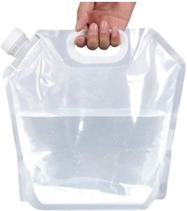 5L 10 L Collapsible Water Container Plastic Water Carrier Outdoor Folding Water Bag for Sport Camping Riding Mountaineer
