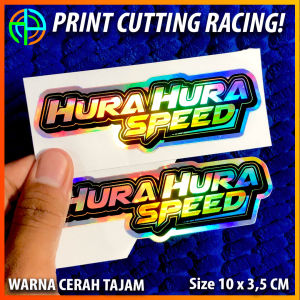 (isi 04) Stiker Hura-Hura Speed Variasi racing Setiker Herex Cb Tiger Thailook Sticker Motor Aksesoris