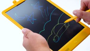 myFirst Sketch 3 Yellow Drawing Board for Kids Sketching Art Pad Tablets LCD Writing Pad Learning Toy