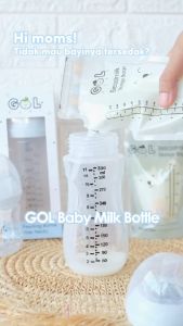 GOL Baby Wide-Neck Feeding Baby Bottle 125ml/330ml | Botol Susu Bayi Anti-Colic