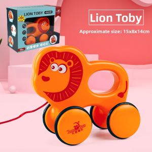 Pull String Learning Walker Car Toy