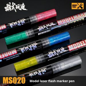 MOSHI ปากการะบายสีโมเดล MS020เลเซอร์สีแฟลชสำหรับ Gundam Gunpla GK DIY Modeling งานอดิเรกเครื่องมือ B001-B005 DIY