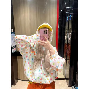Hooded Sun Protection Outerwear Casual Style